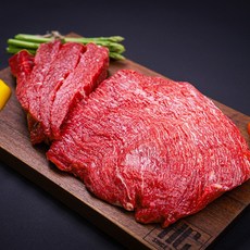 한우 1+등급 암소한우 양지 덩어리 국거리용 수육용 장조림용, 1개, 300g