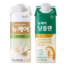 뉴케어 구수한맛 15팩 + 당플랜 호두맛 15팩 / 200ml 일반식 식사대용식 당zero 맛있는 당뇨식 당뇨영양식, 1개