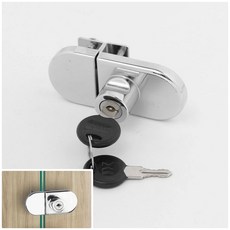 유리장잠금장치