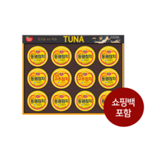 동원 참치 선물세트 O-12호 + 쇼핑백, 1세트