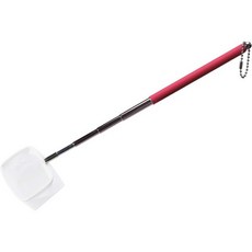 수족관 어항 연못 크릭을위한 Upettools 물고기 새우 스키밍 그물 미세 메쉬 확장 가능한 스테인레스 스틸 핸들 낚시, Red-Square, 1개
