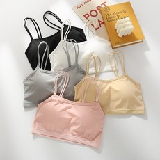 온브랜드 니트끈나시 중학교 미등기 청춘 발육기 속옷 가슴랩 고등학교 918 세 숏 브래지어 여자