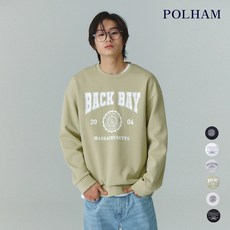 [폴햄]공용_심볼 세미오버핏 맨투맨 PHE1TR3030