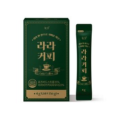 늘상 라라커피 헤이즐럿맛 분말스틱, 1박스, 56g