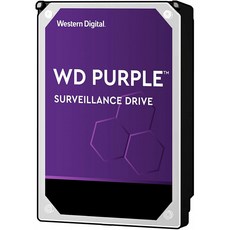 WD Purple 2TB 보안 하드 드라이브-5400RPM 클래스 SATA 6Gb / s 64MB 캐시 3.5 인치-WD20PURZ, 1, 단일옵션