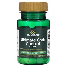 Swanson Ultimate Carb Control C-120X 90정, 90 Tablets, 1개