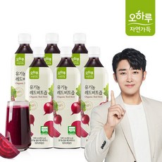 [오하루 자연가득] 100% 독일산 유기농 레드비트즙 6병, 상세설명 참조, 없음