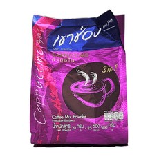 태국 KhaoShong 카푸치노 커피 믹스 파우더 500g 음료 간식 디저트 차 / CAPPUCCINO Coffee Mix Powder, 1개, 1개입