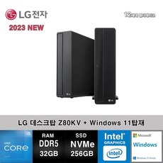 LG전자 데스크탑 12세대 I5 컴퓨터 Z80KV-AR25S2W+WIN11 (I5-12400/32GB/SSD256GB/UHD730/WIN11)