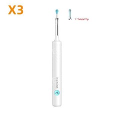 비버드 Bebird 스마트 귀이개 귀 클리너 귀지 피지 블랙헤드 제거 도구 T15 X3, X3 White, X3 White