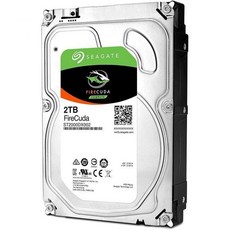 Seagate FireCuda 2TB 솔리드 스테이트 하이브리드 드라이브 성능 SSHD – 3.5인치 SATA 6Gb/s 플래시 가속화 PC 데스크탑ST2000DX002, Single - sshd