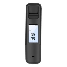 비접촉 미니 알코올 음주 측정기 LED 디스플레이 화면 휴대용 알코올 분석기 USB 충전식 휴대용 알코올, Black, 1개