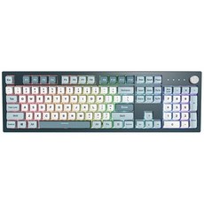 Montech MKey TKL 기계식 게이밍 키보드: 맞춤형 RGB LED 프리미엄 MDA 프로파일 PBT 키캡 핫 스왑 가능 게이트론 G 옐로우 프로 2.0 사전 윤활 스위치