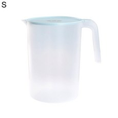 2000/2500ml 명확한 대용량 투수 내열성 냉수 주전자 가정용 음료 저장 용기 병, [02] L, 2500ml, 02 파란_02 L