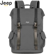 JEEP BULUO 브랜드 백팩 남여공용 노트북방수 도난방지 패션가방 청소년 여행 대용량 배낭 - 지프책가방