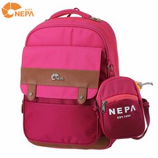 NEPA 네파키즈 브랜든 2IN1 스쿨백 책가방 다크핑크 KFC7509