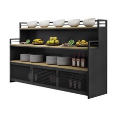 테이블 아이쇼핑 진열 앞접시 스탠드 디스플레이 접시 블랙, 1개, 블랙 180x40x110 업그레이드