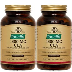 솔가 토날린 CLA 1300mg 소프트젤, 60정, 2개
