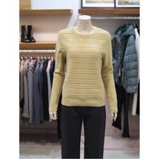 [BCBG] W몰 케이블 라운드 니트 B0DAK427