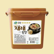 신송 재래된장 6kg 재래식된장 된장찌개 국물요리 무침반찬, 1개