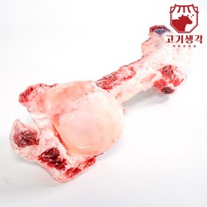 고기생각 국내산 한우 사골뼈 냉동 1kg 곰거리 곰국, 1개