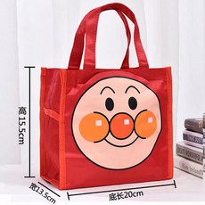 꿀바위 어린이집도시락가방 도트 유아자수원 초등학생 기프트 방수 캔버스 보충수업 들다 책주머니 런치가방