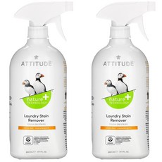 ATTITUDE 애티튜드 시트러스향 빨래 얼룩제거제 800ml 2팩, 2개