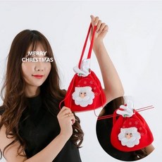 선물가방 인형달린 크리스마스 성탄선물, 00눈사람