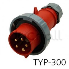 MSP56155332A IP67 전기 5폴 400V 랜선 U 플러그 3P+N+E AM-TOP T, 단일색상