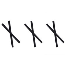 오클리 피치맨 OX8050 OX8096 OX8105 안경 OO9439 선글라스 프레임 HTS003용 실리콘 고무 템플 이어 양말 (블랙 3쌍)