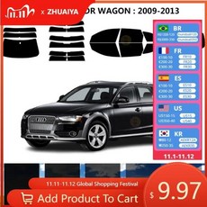 프리컷 나노 세라믹 자동차 UV 윈도우 틴트 키트 필름 아우디 A4 4 DR WAGON 2009-2013, 05 전면 유리_03 35 퍼센트 클리어