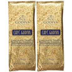 Café Godiva 초콜렛 트러플 그라운드 커피 Two 10 oz. 바지, 단일옵션