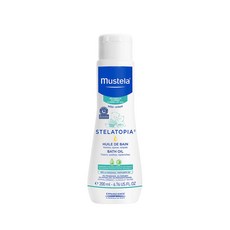 Mustela Stelatopia Bath Oil 무스텔라 스텔라토피아 베이비 바스 오일 6.76fl.oz(200ml), 1팩, 200ml