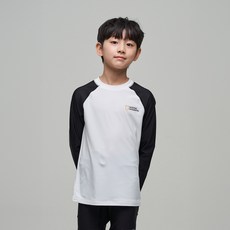 내셔널 지오그래픽 키즈 K242URG650 라글란 그래픽 래쉬가드 CARBONBLACK