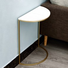 북유럽 틈새 카페 콘솔 테이블 인테리어, 50x25x60cm 금속 조리대