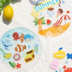 민화샵투명부채