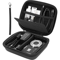 카메라 케이스 캐논 가방 파워샷 G7X 마크 IIIII 디지털 정리함 소니 Dscw 800830 코닥 PIXPRO FZ45 케이블용 여행용 휴대용 보호, BLACK-L1
