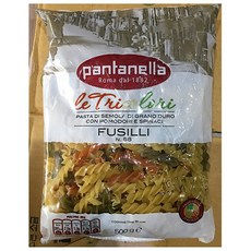 이탈리아 삼색 후실리 1000g 숏파스타 샐러드 푸실리, 1kg, 1개