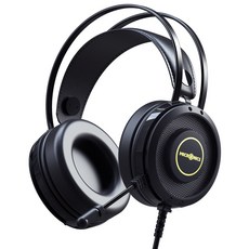 마이크로닉스 MANIC HS-301 Virtual 7.1CH RGB LED 게이밍 헤드셋, 블랙