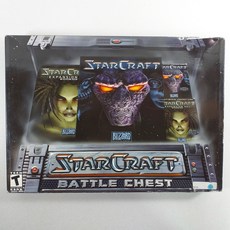 스타크래프트 배틀 체스트 풀박스/ STARCRAFT BATTLE CHEST/ 하드케이스 양호/ CD 미사용 새것 MINT/ 수집용 게임CD