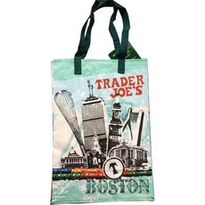 Traders joe 트레이더 조 보스턴 재사용 식료품 가방