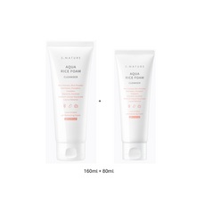 에스네이처 아쿠아 라이스 약산성 클렌징폼