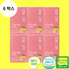 미채움 유기농 레몬 이지핏 레몬즙 핑크레몬 레몬수, 6박스, 280ml