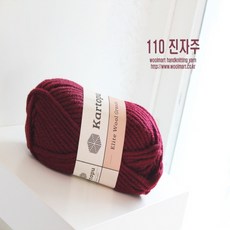 울마트 카토푸 엘리트울 그란데 뜨개실 털실, 110 진자주