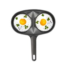 Kitchen-Art IH爐適用2孔煎蛋鍋, 24.7cm, 1個