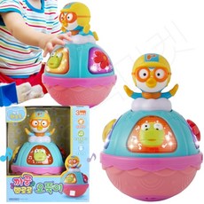 뽀로로 오뚜기 아기 유아 멜로디 오뚝이 장난감 조카선물 선물용, 1개