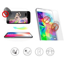 2019 LG X4 필름 X420 (5매) (K콧) 지문 방지 액정 보호 핸드폰 휴대폰 스마트폰, 5매