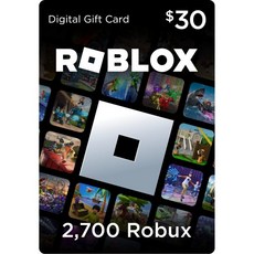 Roblox 로블록스 디지털 선물 코드 2700 로벅스 Redeem Worldwide 독점 가상 아이템 포함 온라인 게임 397749, 30