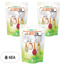 산마을 동결건조 생강가루, 6개, 25g