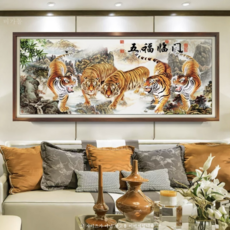 호랑이십자수도안